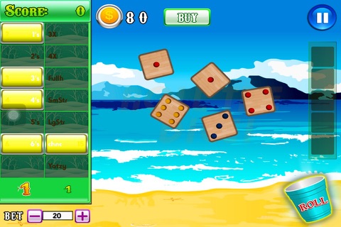``2015`` Best Casino Summer Beach Yatzy (Yahtzee) Dice Fun Win Games Free screenshot 4