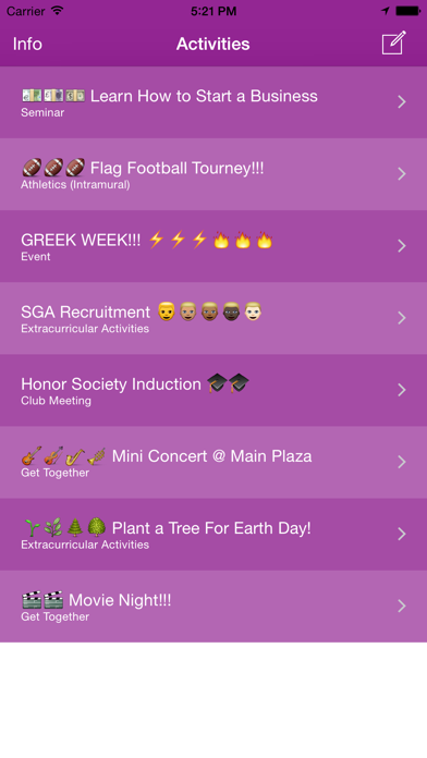 scoutivity - Share What's Happening Around Campus! iPhone screenshot 1 - Social Networking app