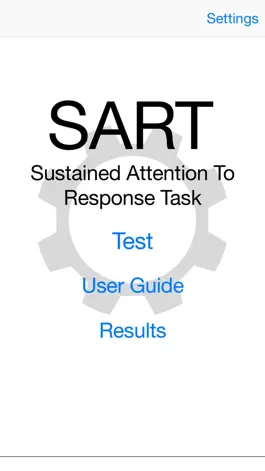 Game screenshot SART: Sustained Attention to Response Task mod apk