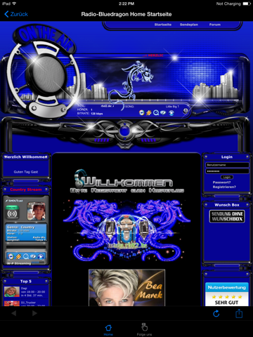 Radio Blue Dragon app screenshot 3