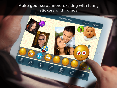 Scrapbook - Collage your memories to relive iPad screenshot
