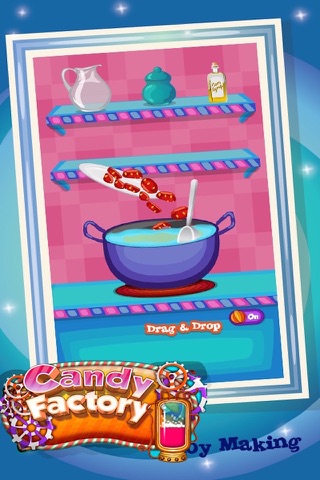 Amazing Candy Factory - cotton candy cooking making & dessert make games for kids screenshot 3