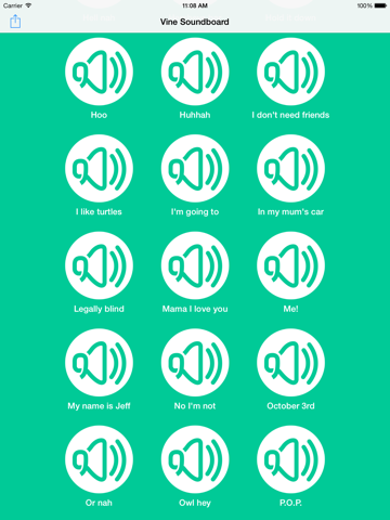 Soundboard for Vine Free - The Best Sounds of Vine iPad screenshot 4 - Entertainment app