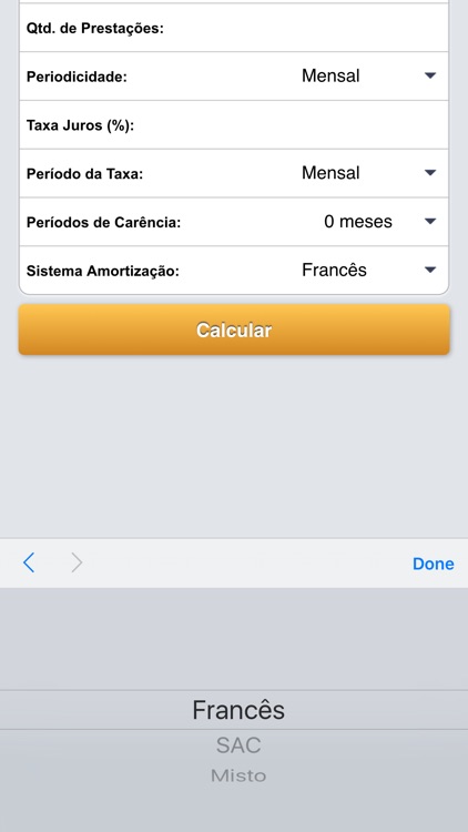 Cálculo de Prestações Pro