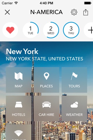 United States of America & Canada Trip Planner, Travel Guide & Offline City Mapのおすすめ画像1