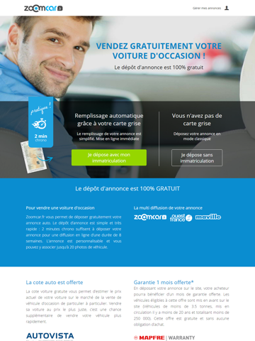 Screenshot #6 pour Zoomcar.fr | Annonces voitures occasion - Cote auto et depot gratuits pour vendre