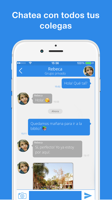Screenshot #2 pour Polixat - La app de chat para universitarios de València