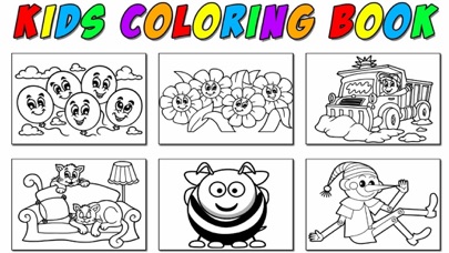 Screenshot #1 pour Kids Coloring Book - Learning Fun Educational Book App!