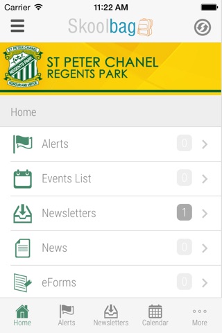 St Peter Chanel Regents Park - Skoolbag screenshot 2