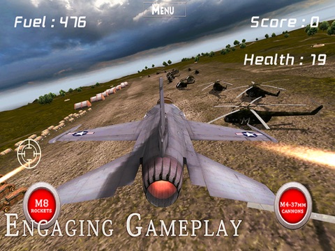 F-16 Fighting Falcon - Combat Flight Simulator of Infinite Fighter Hunter iPad screenshot