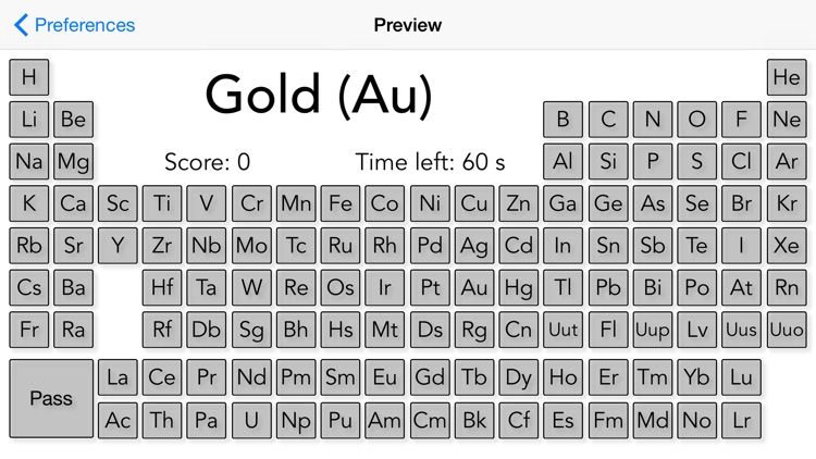 1 Minute Chemistry Periodic Table Free