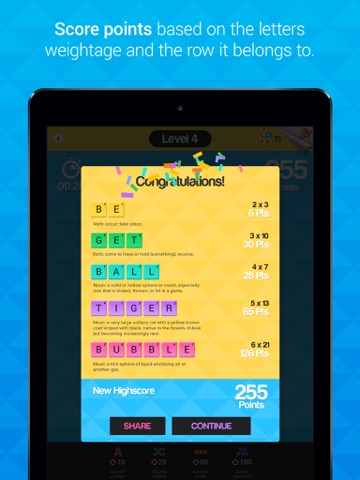Word Pyramids - The Word Search & Word Puzzles Game ~ Free iPad screenshot
