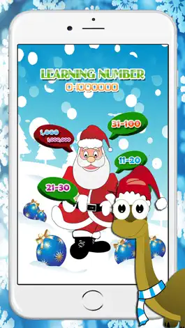 Game screenshot Learning English Numbers 1 to 100 Free by Santa Claus mod apk