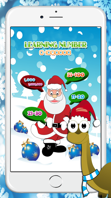 How to cancel & delete Learning English Numbers 1 to 100 Free by Santa Claus from iphone & ipad 1
