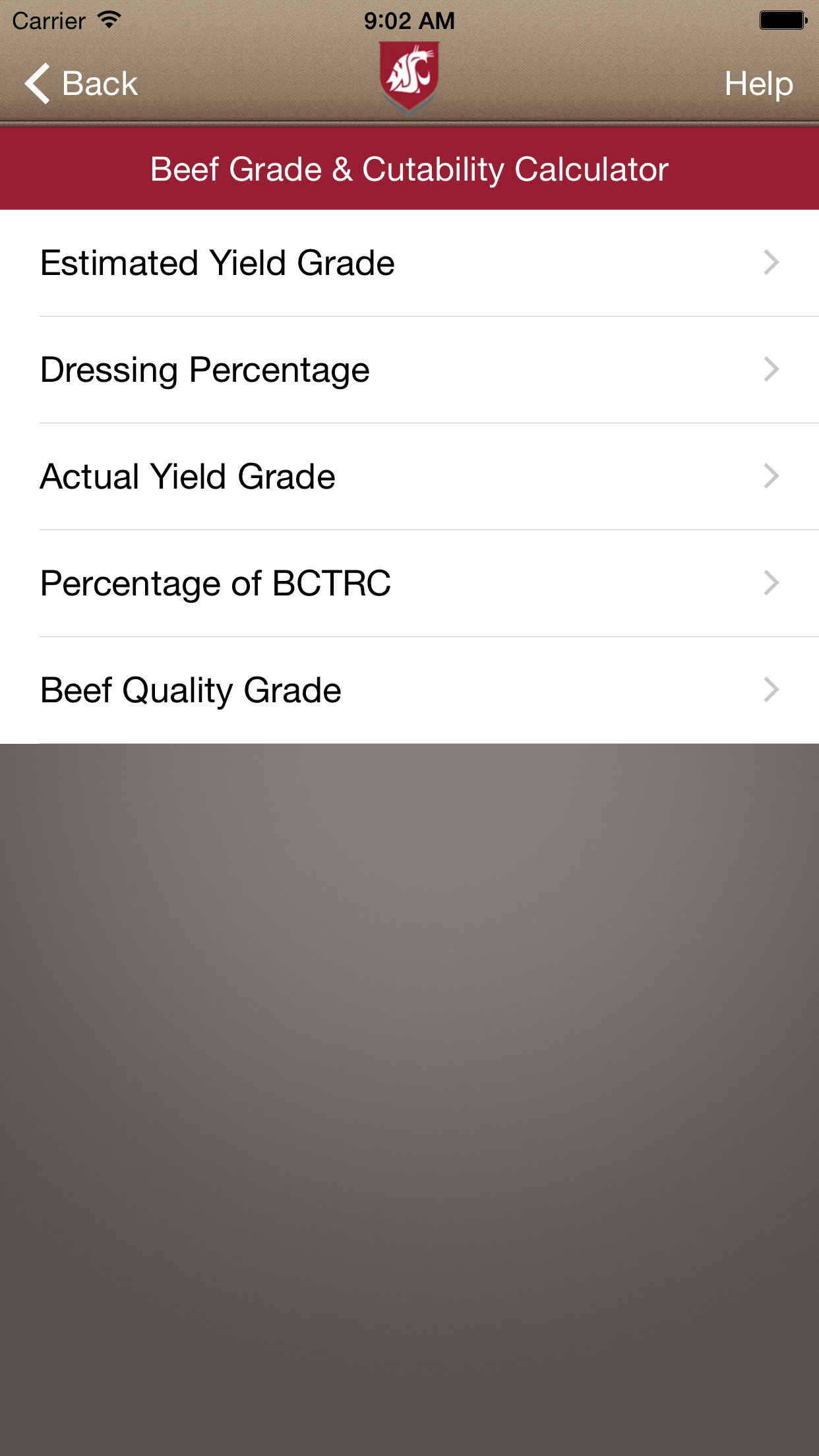 Livestock Carcass Calculator