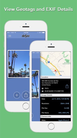 deGeo - Geotag Remover, EXIF Viewer Photo Privacy Toolのおすすめ画像2