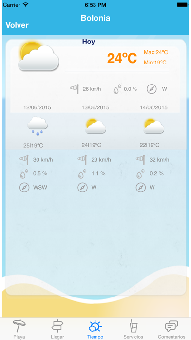 Playas de Cádiz iPhone screenshot 5 - Travel app