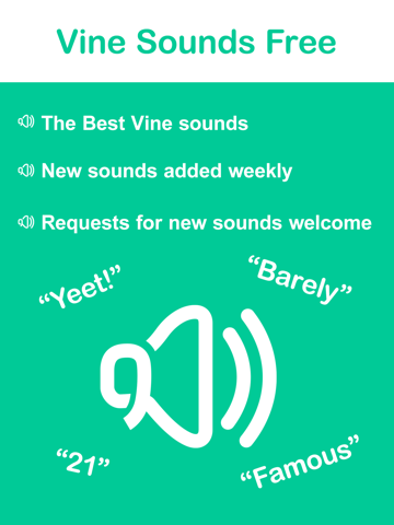 Soundboard for Vine Free - The Best Sounds of Vine iPad screenshot 1 - Entertainment app