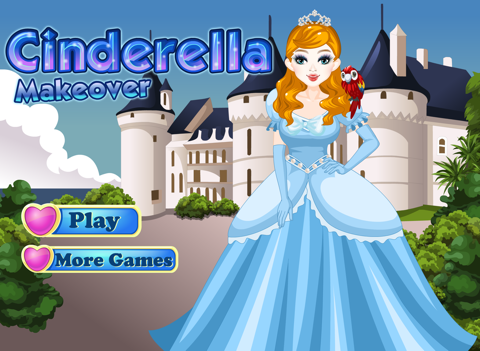 Cinderella  Makeover - Feel like Cinderella in the Spa and Make up salon in this game iPad screenshot