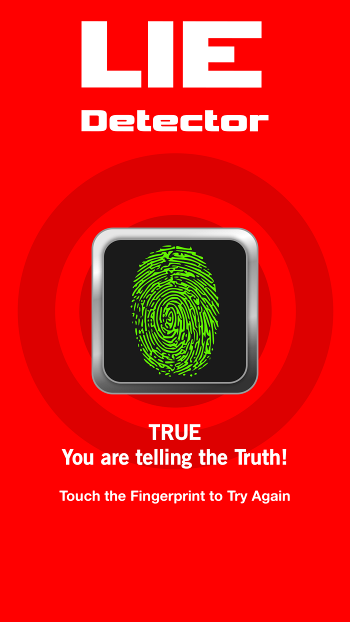 Lie Detector Test - True or False Fingerprint Scanner Prank