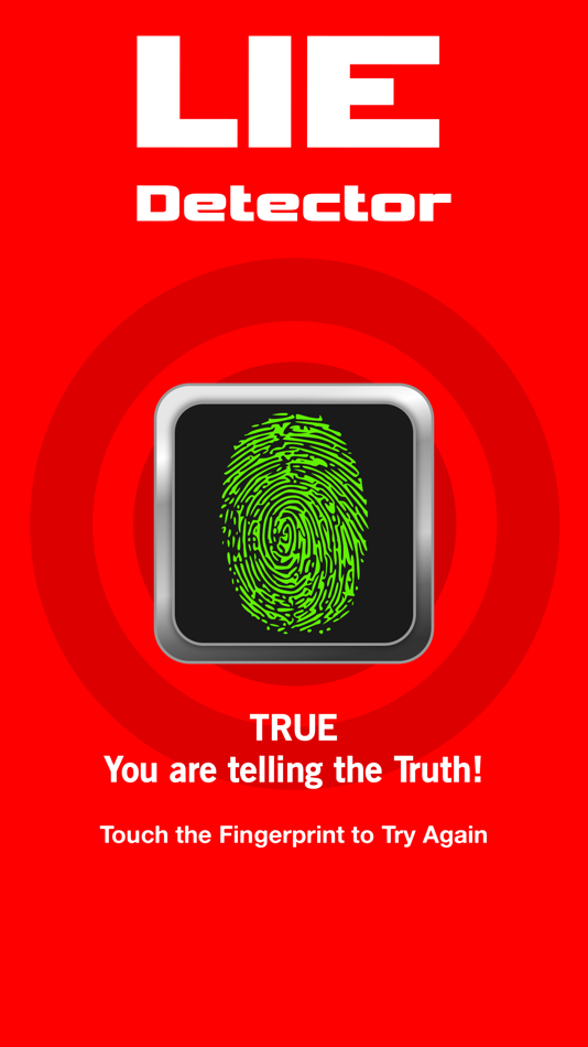 #2. Lie Detector Test - True or False Fingerprint Scanner Prank (iOS) Av: Nicholas Detwattananun