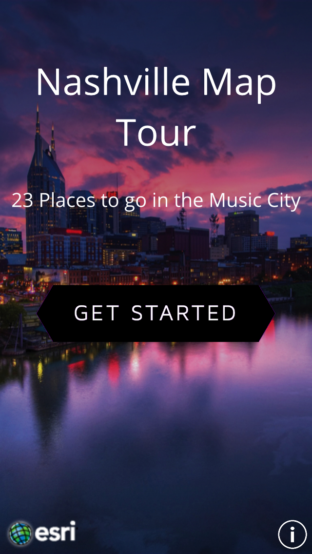 Screenshot #1 pour Nashville Map Tour