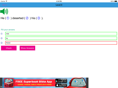 TyGonEN - English Listen Practice Free iPad screenshot