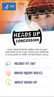 cdc heads up concussion and helmet safety iphone screenshot 1