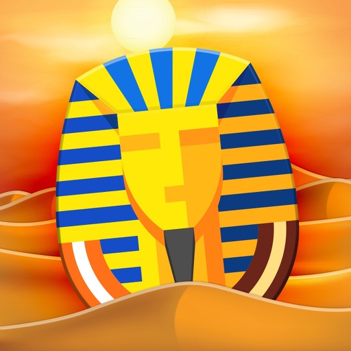 Ancient Egypt Puzzle Challange - A swipe and match brain training game for all ages! icon