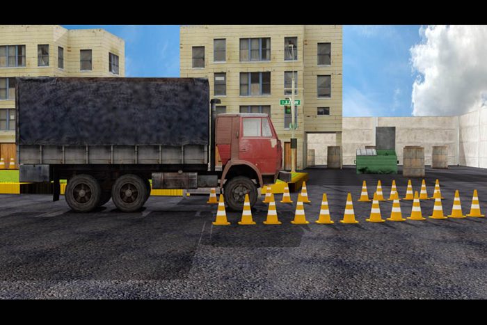 3D Garbage Truck Parking Simulator - Trash Dumpster Trucker Steer Driving Game