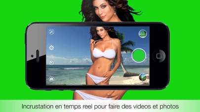 Screenshot #1 pour Incrustation - Effet Ecran Vert en temps reel pour faire des Videos & Photos