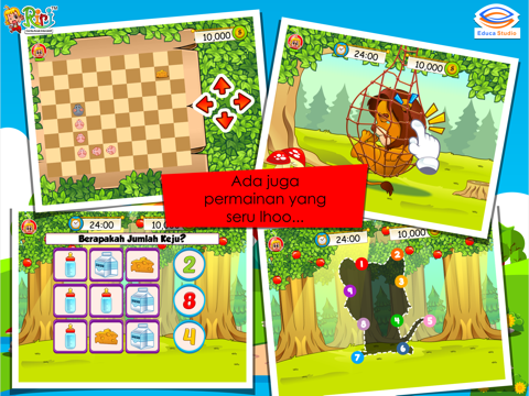 Singa dan Tikus - Cerita Anak Interaktif iPad screenshot