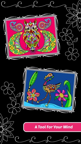 Love Birds Art Class: Stress Relieving Coloring Books for Adultsのおすすめ画像2