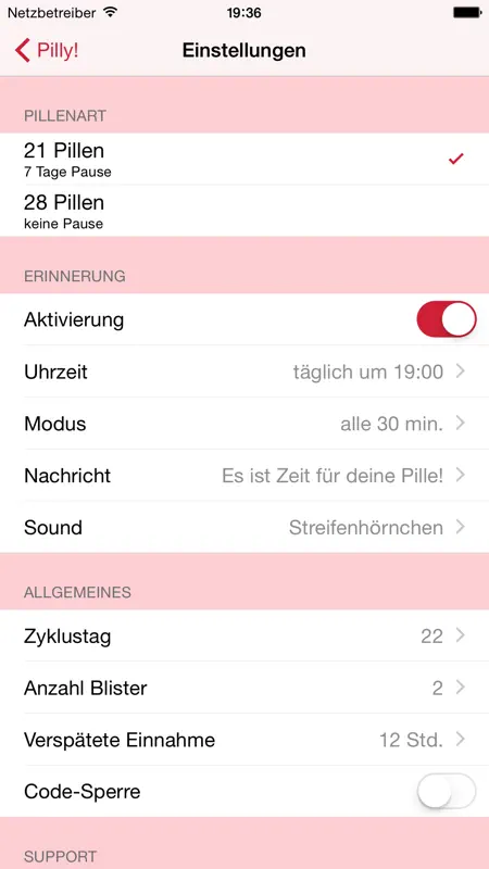 Pilly! - Dein Pillenwecker screenshot 5 of 5