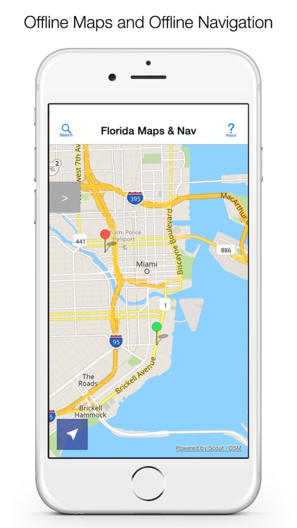 Florida Offline Maps and Offline Navigation screenshot-0