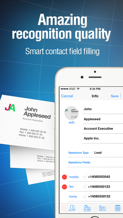 Screenshot #1 for Business Card Reader Pro