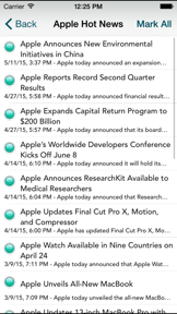Simple RSS Reader screenshot