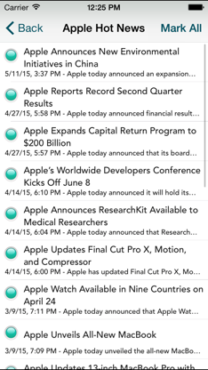 Simple RSS Reader screenshot 2