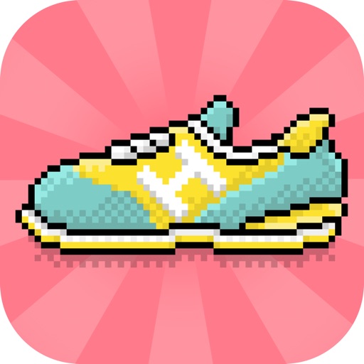 ハッピーシューズ〜遊びながら健康管理できる歩数計〜 app icon