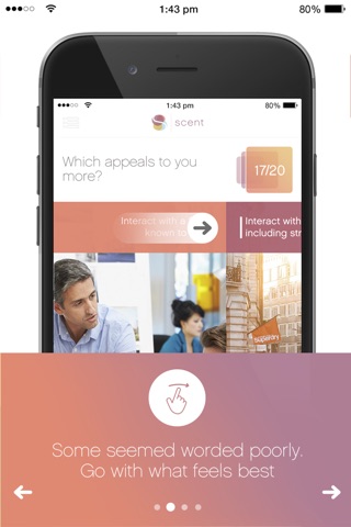 Scent app - Discover Yourself for Life and Career Happiness screenshot 2