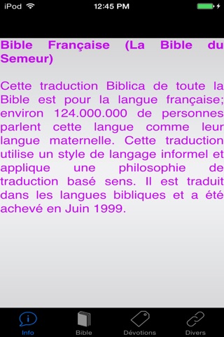 Bible Française screenshot 2