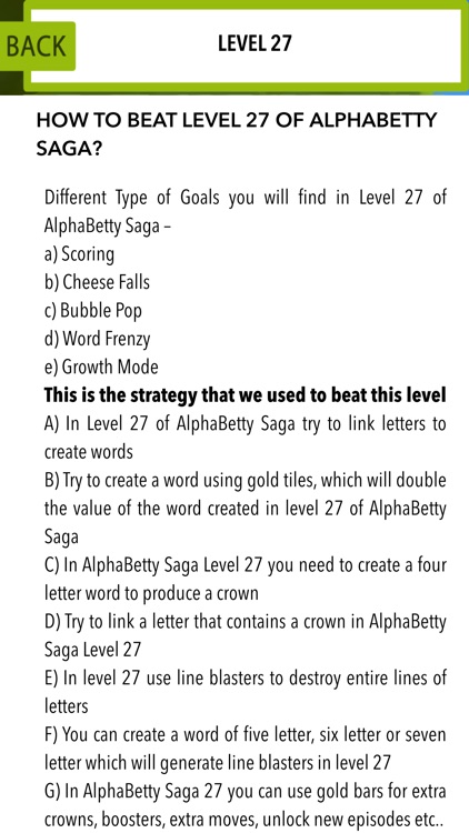 Guide for Alpha Betty Saga - Walkthrough & All level Videos