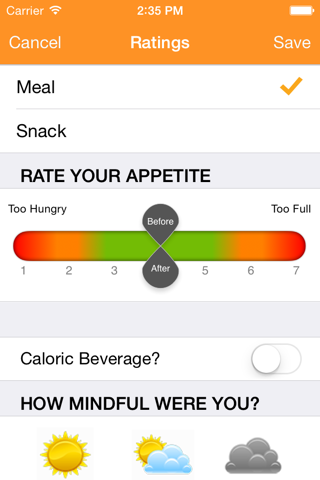 Mindful Eating Coach screenshot 2