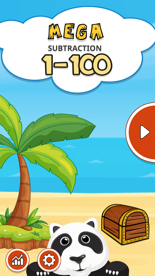 #1. MEGA Subtraction 1-100 FREE (iOS) By: Stas Gurevich