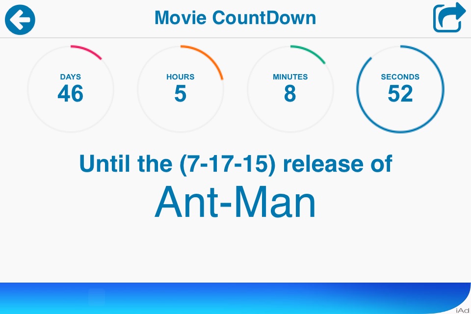 Movie Countdown screenshot 4