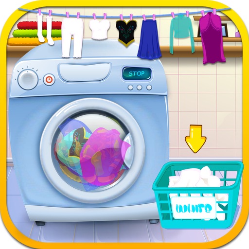 Princess Washing Clothes - Dress Up Games