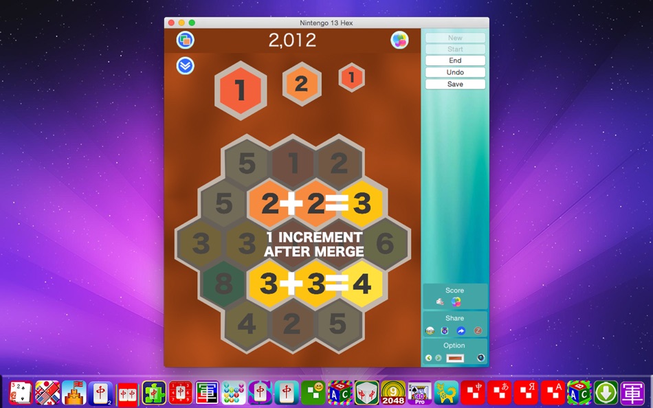 #1. Nintengogo 13 Hex Free - Merge Endlessly - Relax Infinitely for Mac OS X (macOS) 由: Shen Zhongyuan