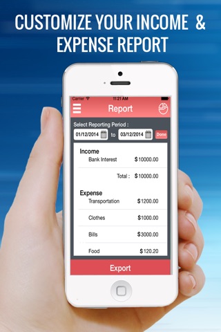 My Budget - Income Expense app screenshot 4