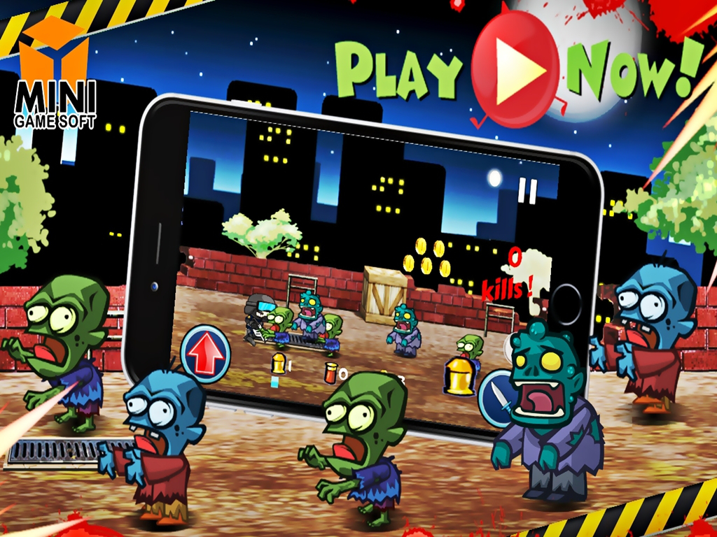 Cool Zombie VS Swat Game GS 1 :the police walking shooting zombie and boss
