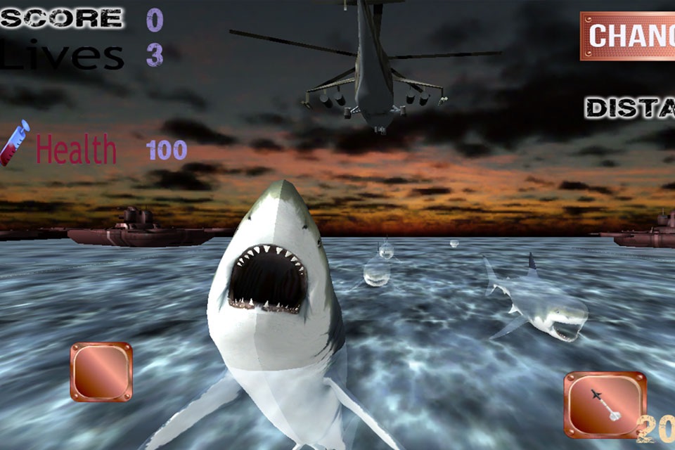 Mega Shark Apache Storm 3D  - A Deadly Deep Sea Blackfish Hunter X screenshot 2